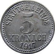 5 Pfennig - Kronach obverse image