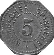 5 Pfennig - Kulmbach Spinnerei obverse image