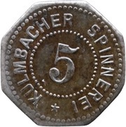 5 Pfennig - Kulmbach Spinnerei obverse image