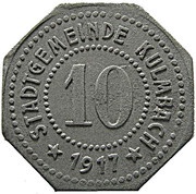 10 Pfennig - Kulmbach obverse image