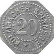 20 Pfennig - Kulmbach Spinnerei obverse image