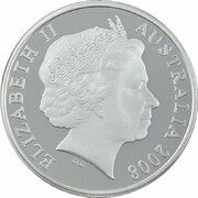 5 Dollars - Elizabeth II 4th Portrait - Airbus A380 - Masterpieces in Silver obverse image