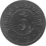 5 Pfennig - Landau obverse image