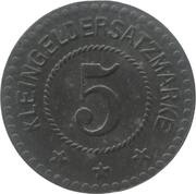 5 Pfennig - Landau, Germany, 1919 reverse image
