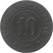 10 Pfennig - Landau, Germany, 1919 reverse image