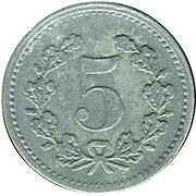 5 Pfennig - Lauf, Germany, 1917 reverse image