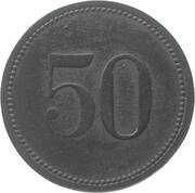 50 Pfennig - Lauingen, Germany, 1917 reverse image