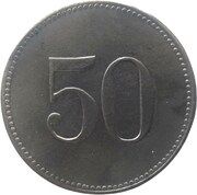 50 Pfennig - Lauingen, Germany, 1919 reverse image