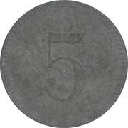 5 Pfennig - Leipheim, Germany,  reverse image