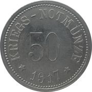 50 Pfennig - Leipheim, Germany, 1917 reverse image