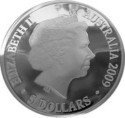 5 Dollars - Elizabeth II 4th Portrait - Three Explorers - Silver Proof obverse image