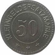 50 Pfennig - Lenggries, Germany, 1917 reverse image