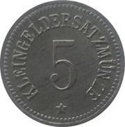 5 Pfennig - Lichtenfels, Germany, 1920 reverse image