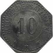 10 Pfennig - Lichtenfels, Germany,  reverse image