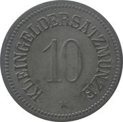10 Pfennig - Lichtenfels, Germany, 1920 reverse image