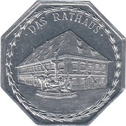 20 Pfennig - Lichtenfels Das Rathaus, Germany, 1921 reverse image