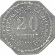 20 Pfennig - Lichtenfels Bamberger Tor obverse image