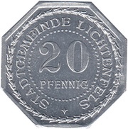 20 Pfennig - Lichtenfels Schloss Banz obverse image