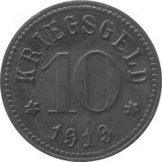 10 Pfennig - Lohr am Main, Germany, 1919 reverse image