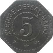 5 Pfennig - Ludwigshafen am Rhein, Germany, 1917 reverse image