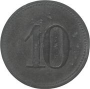 10 Pfennig - Marktleuthen, Germany, 1917 reverse image
