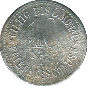 10 Pfennig - Marktleuthen, Germany, 1917 reverse image