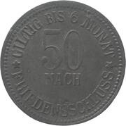 50 Pfennig - Marktleuthen, Germany, 1917 reverse image