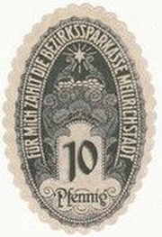 10 Pfennig Bezirkssparkasse obverse image
