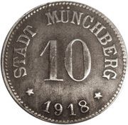 10 Pfennig - Münchberg obverse image