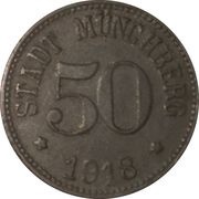 50 Pfennig - Münchberg obverse image
