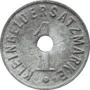 1 Pfennig - München BMW, Germany,  reverse image