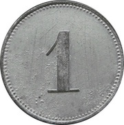 1 Pfennig - München Oskar Kiesel and Cº, Germany,  reverse image