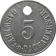 5 Pfennig - München Gaswerk A.D.Dachauerstr. obverse image