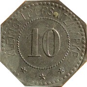 10 Pfennig - München E.Mühlthaler Kunstdruckerei A.-G., Germany,  reverse image
