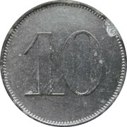 10 Pfennig - München Oskar Kiesel and Cº, Germany,  reverse image