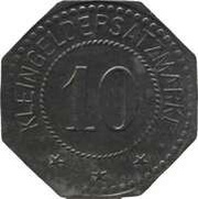 10 Pfennig - München Karl Dürrwanger, Germany,  reverse image