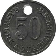 50 Pfennig - München Gaswerk A.D.Dachauerstr obverse image