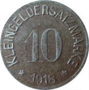 10 Pfennig - Naila, Germany, 1918 reverse image