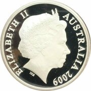 5 Dollars - Elizabeth II 4th Portrait - 150 Years of State Government Queensland - Silver Proof obverse image