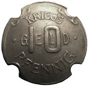 10 Pfennig - Neuburg an der Donau, Germany, 1918 reverse image