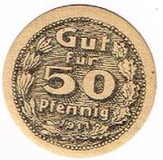 50 Pfennig Gewerbebank obverse image