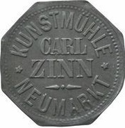 5 Pfennig - Neumarkt Kunstmühle Carl Zinn obverse image