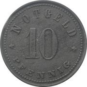 10 Pfennig - Neustadt a. Donau, Germany, 1918 reverse image