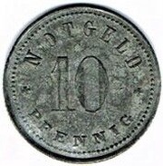 10 Pfennig - Neustadt a. Donau, Germany, 1918 reverse image