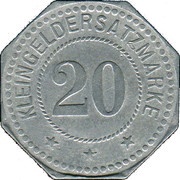 20 Pfennig - Neustadt an der Haardt, Germany, 1917 reverse image