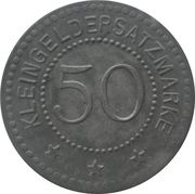 50 Pfennig - Nordhalben, Germany,  reverse image