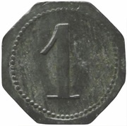1 Pfennig - Nürnberg Triumph Werke Aktiengesellschaft, Germany,  reverse image