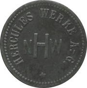 5 Pfennig - Nürnberg Hercules Werke A.-G. NHW obverse image