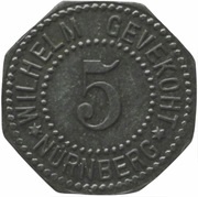 5 Pfennig - Nürnberg Wilhelm Gevekoht obverse image