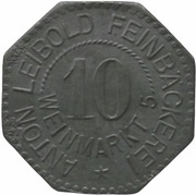 10 Pfennig - Nürnberg Anton Leibold Feinbäckerei obverse image